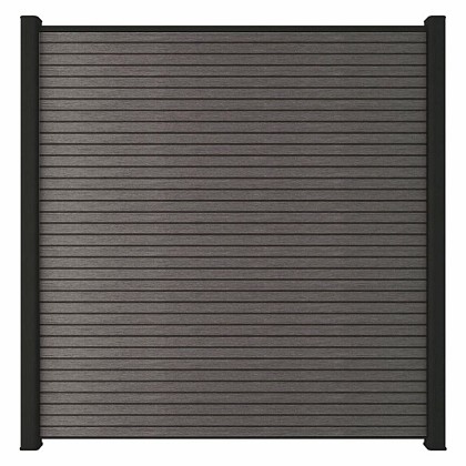NewTechWood Co-extrusie composiet scherm Triple, 180 x 180 cm, Silver Gray.*