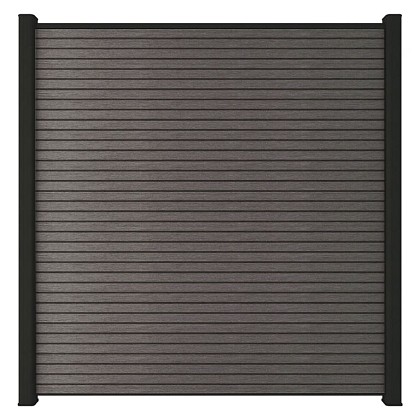 NewTechWood Co-extrusie composiet scherm Triple, 180 x 180 cm, Silver Gray.*