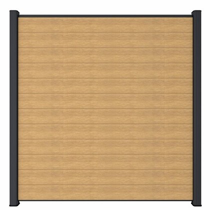 NewTechWood Co-extrusie composiet scherm, 181 x 180 cm, Red Cedar.*