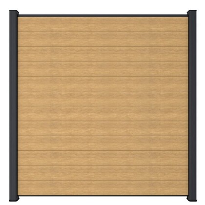 NewTechWood Co-extrusie composiet scherm, 181 x 180 cm, Red Cedar.*