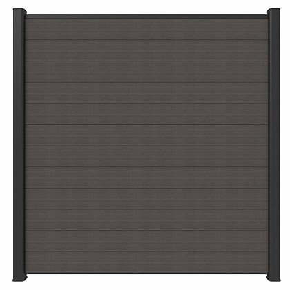 NewTechWood Co-extrusie composiet scherm, 180 x 180 cm, Silver Gray.*