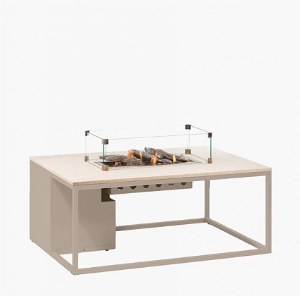 Cosiloft 120 sandy beige frame / stone look top