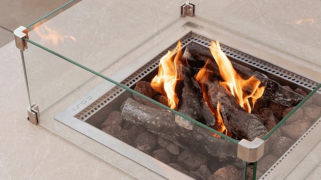 Cosiloft 120 sandy beige frame / stone look top