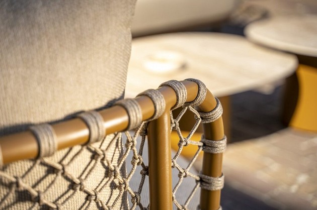 4 Seasons Outdoor Martinique modulaire 3-zits loungebank + chaise longue bank + incl. 8 kussens