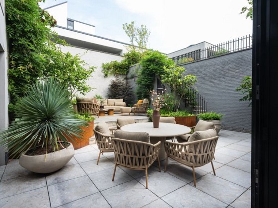 4 Seasons Outdoor Biarritz low dining tuinstoel incl. 2 kussens