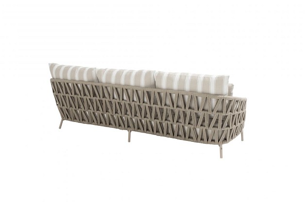 4 Seasons Outdoor Beverly 3-zits loungebank incl. 7 kussens