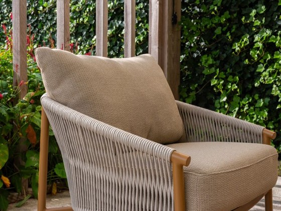 4 Seasons Outdoor Milos loungestoel incl. 2 kussens