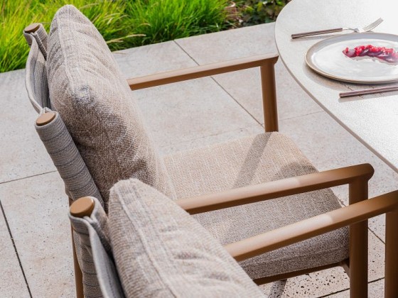 4 Seasons Outdoor Safina tuinstoel incl. 2 kussens