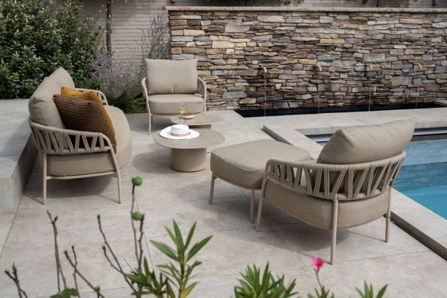 Taste by 4 Seasons Outdoor Calma voetenbank incl. kussen