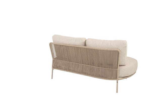 Taste by 4 Seasons Outdoor Florence 2-zits loungebank latte rechts zonder armleuning incl. 3 kussens