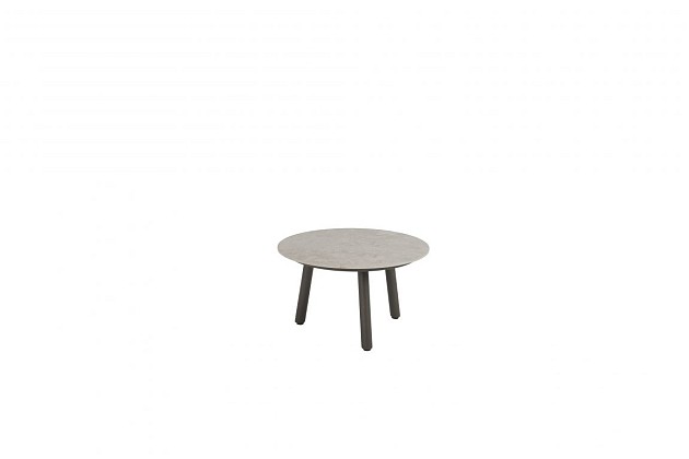 Taste by 4 Seasons Outdoor Salute ronde bijzettafel terre met keramisch tafelblad 60 cm Ø (H 35)