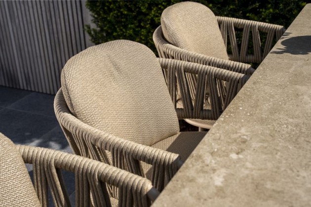 Taste by 4 Seasons Outdoor Soho high dining tuintafel terre met keramisch tafelblad 220 x 75 cm (H 9