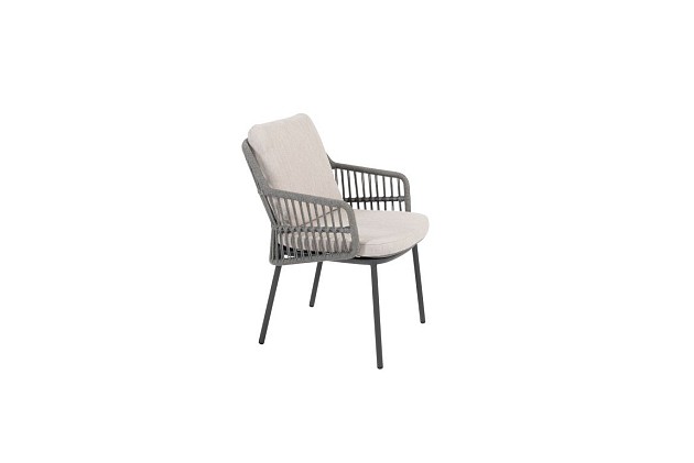 Taste by 4 Seasons Outdoor Alicante dining stoel incl. kussens antraciet