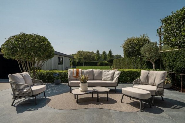 Taste by 4 Seasons Outdoor Alicante voetenbank incl. kussen OP=OP