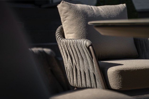 Taste by 4 Seasons Outdoor Cannes low dining tuinstoel incl. 2 kussens