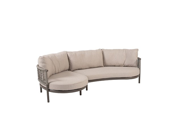 Taste by 4 Seasons Outdoor Puglia loungebank met chaise longue Terre