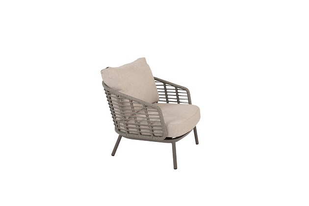 Taste by 4 Seasons Outdoor Puglia loungestoel terre incl. 2 kussens OP=OP