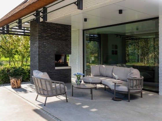 Taste by 4 Seasons Outdoor Puglia loungestoel terre incl. 2 kussens OP=OP