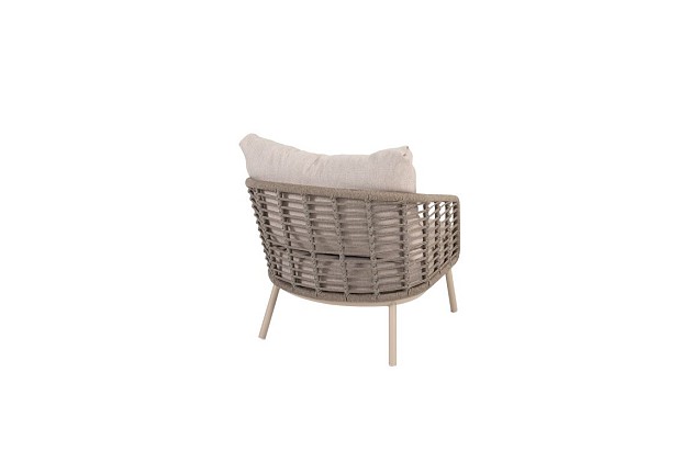 Taste by 4 Seasons Outdoor Puglia loungestoel latte incl. 2 kussens OP=OP