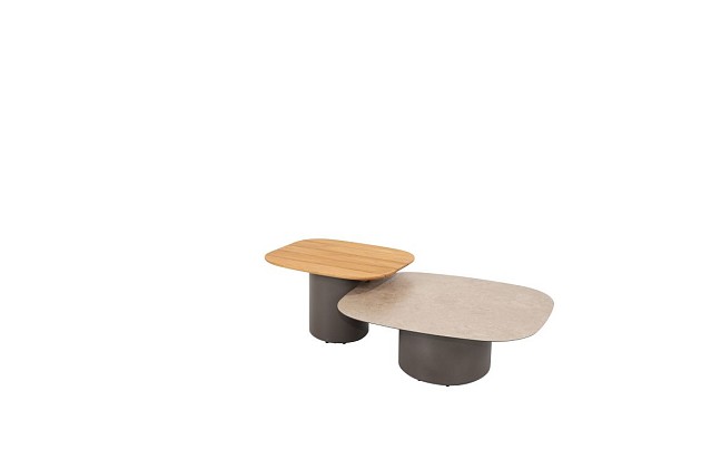 Taste by 4 Seasons Outdoor Demi set van 2 loungetafels terre 50 x 60 cm en 70 x 80 cm