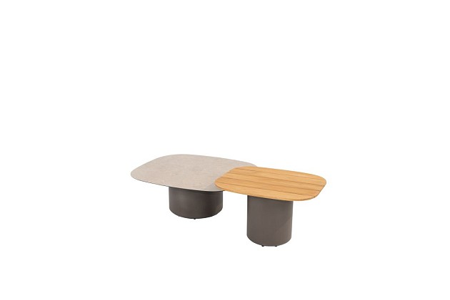 Taste by 4 Seasons Outdoor Demi set van 2 loungetafels terre 50 x 60 cm en 70 x 80 cm