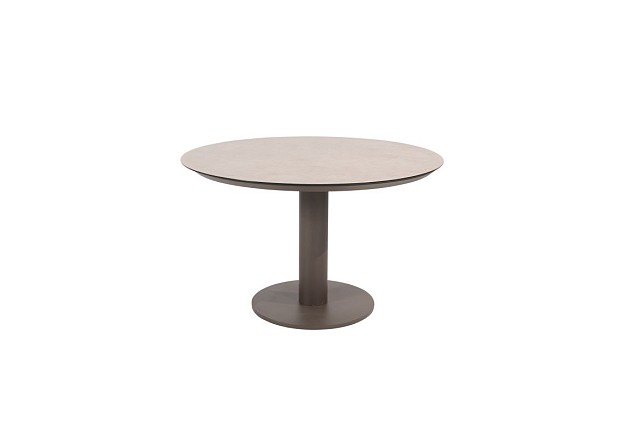 Taste by 4 Seasons Outdoor Sarah tuintafel terre met geprinte keramiek tafelblad 120 cm Ø OP=OP