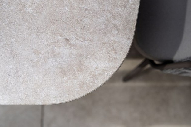 Taste by 4 Seasons Outdoor Manolo tuintafel terre met geprint keramiek tafelblad 75 x75 cm (H 75) OP