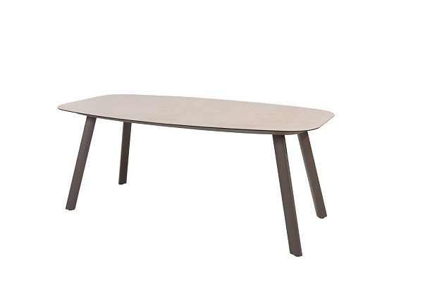 Taste by 4 Seasons Outdoor Manolo tuintafel terre met geprint keramiek tafelblad 180 x 95 cm OP=OP