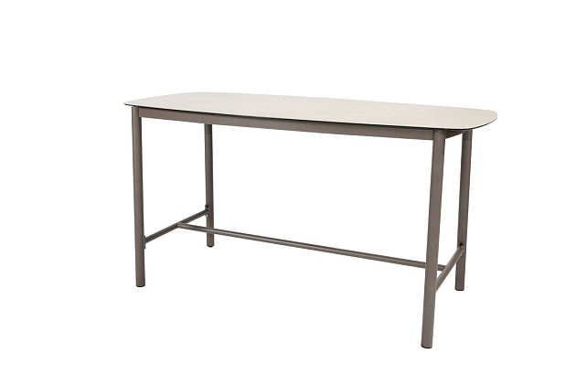 Taste by 4 Seasons Outdoor Manolo high dining tuintafel terre met geprint keramiek tafelblad 180 x 9