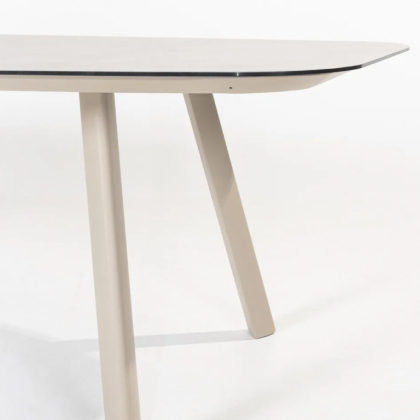 Taste by 4 Seasons Outdoor Manolo uitschuifbare tuintafel latte met geprint keramiek tafelblad 230 -
