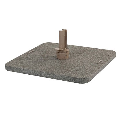 4 Seasons Outdoor Siesta granite parasolvoet - Anthracite 90kg  (Let op, parasolvoet is lichtgrijs)