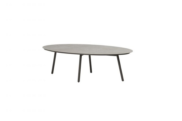 4 Seasons Outdoor Mallorca low dining set met 3-persoons low dining bank en Salute low dining tafel 