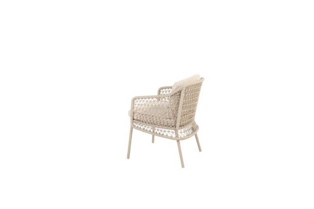 4 Seasons Outdoor Puccini dining set met Prado eettafel Latte