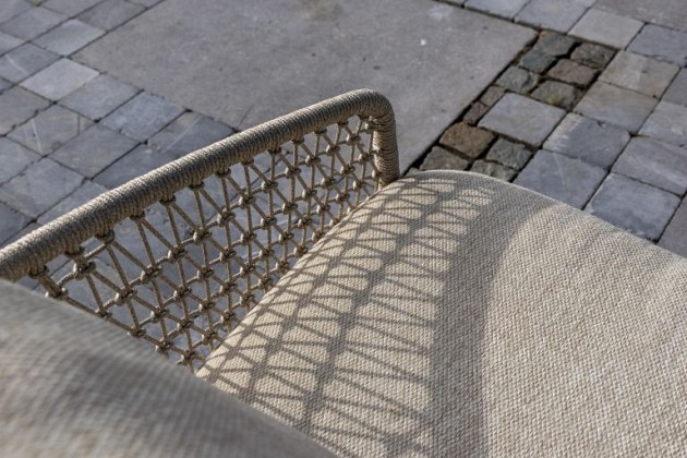 Puccini bistro loungeset met Volta bijzettafel Latte | 4 Seasons Outdoor