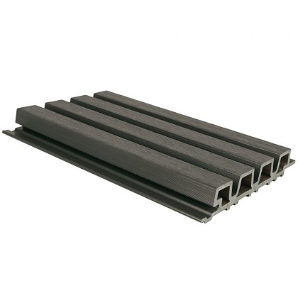 NewTechWood HKC co-extrusie Castellation PRO35 gevelbekleding, 3,3 x 21,5 x 290 cm, Silver Gray.*