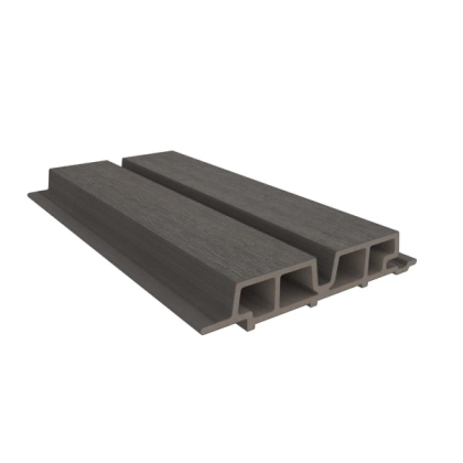 NewTechWood HKC co-extrusie Castellation PRO65 gevelbekleding, 3,3 x 18 x 390 cm, Silver Gray.*