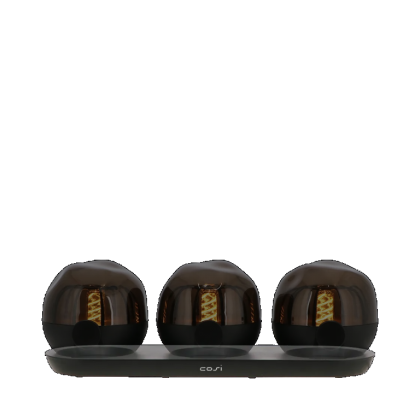 Cosisfera black set of 3 including charging station