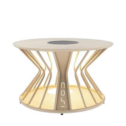 Cosilumia round sandy beige Ø 70 x 41 cm