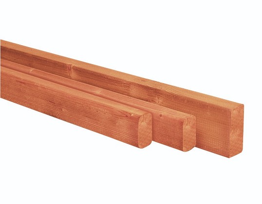 Douglas geschaafde regel 4,0 x 6,0 x 400 cm, onbehandeld.*