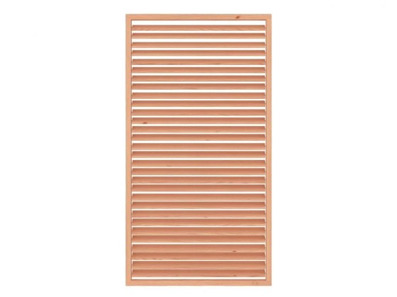 Douglas shutterscherm, 120 x 224 cm, onbehandeld.*