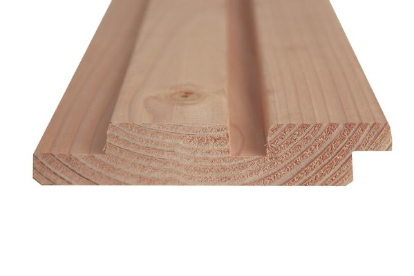Douglas geschaafd rhombusprofiel 2,7 x 14,5 x 400 cm, onbehandeld.*