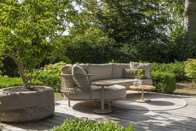 4 Seasons Outdoor Sardinia loungeset met Boaz loungetafel Latte