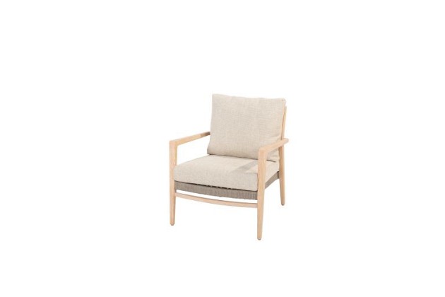 4 Seasons Outdoor Julia low dining set met Noah low dining tafel Teak