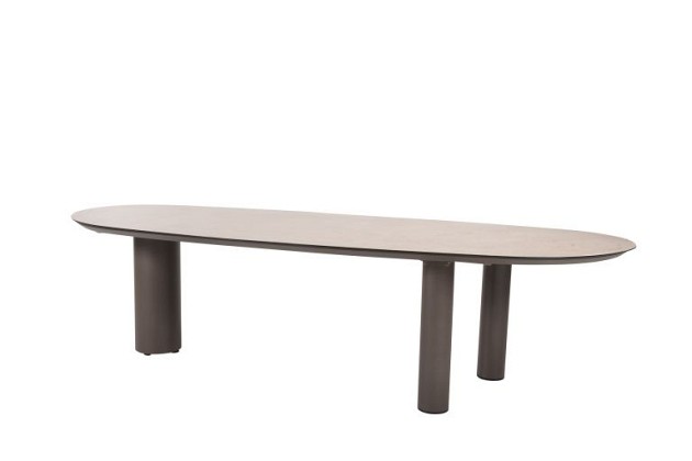 4 Seasons Outdoor Savanne dining set met Denia eettafel organisch Terre