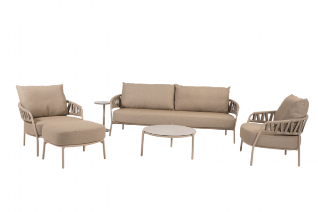 Taste by 4 Seasons Outdoor Calma loungeset met Vic loungetafel latte