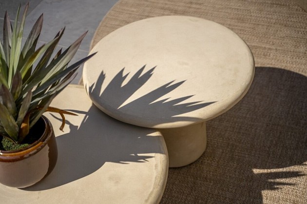 4 Seasons Outdoor Biarritz loungeset Amber met Hampton loungetafels