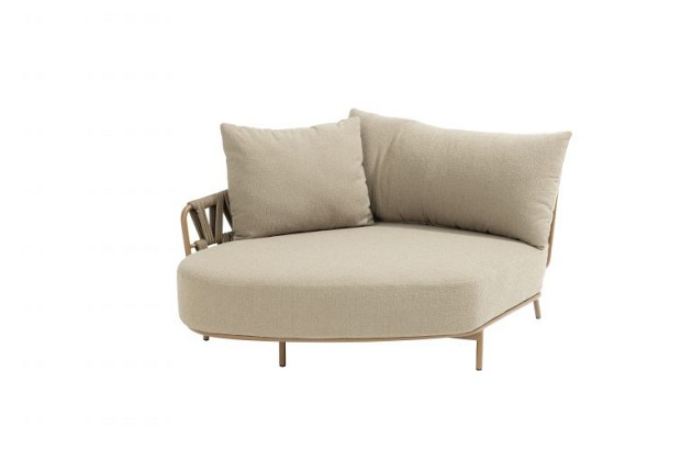 4 Seasons Outdoor Biarritz loungeset met loungestoel Amber en Sofie loungetafels