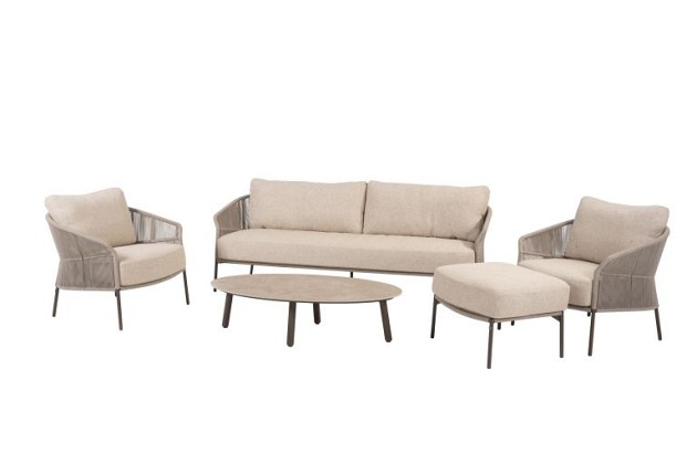 Florence loungeset met Salute loungetafel Terre | Taste 4SO