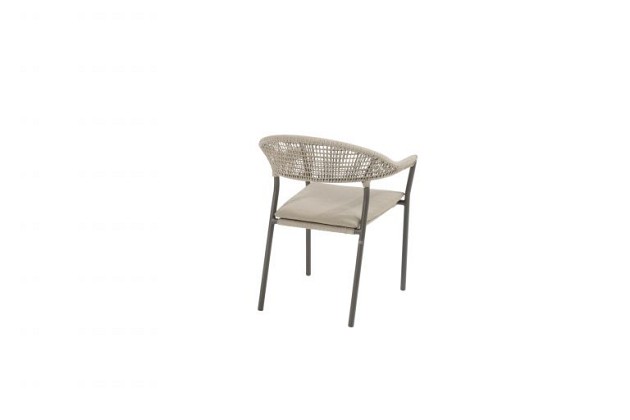 Taste by 4 Seasons Outdoor Sienna dining set met Sarah eettafel rond Ø 120cm Terre