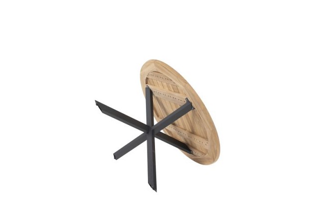 Taste by 4 Seasons Outdoor Prado eettafel rond teak blad en Terre onderstel Ø 160cm